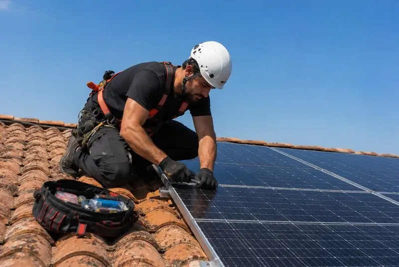 Maintenance et monitoring de panneaux solaires à Saint-Julien-en-Quint