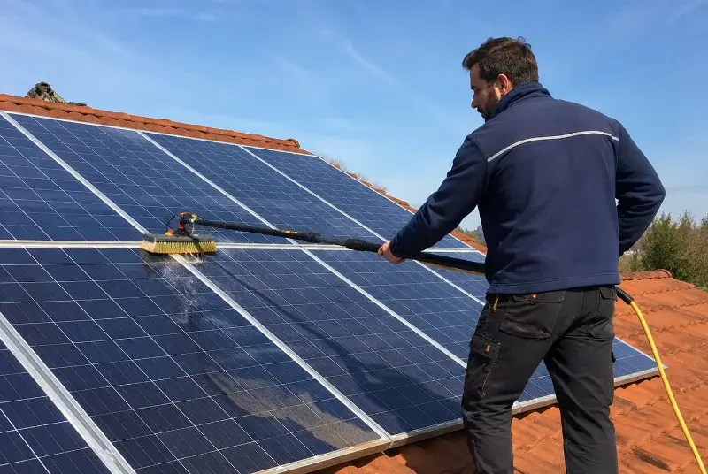 Nettoyage et entretien de panneaux solaires à Saint-Julien-en-Quint